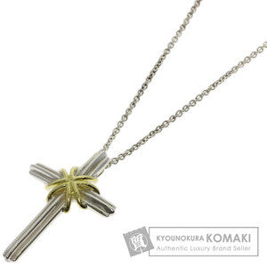 Tiffany Signature Crossbody Necklace Silver Yellow Gold Co